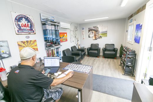 Auto Solve service advisor working the front desk